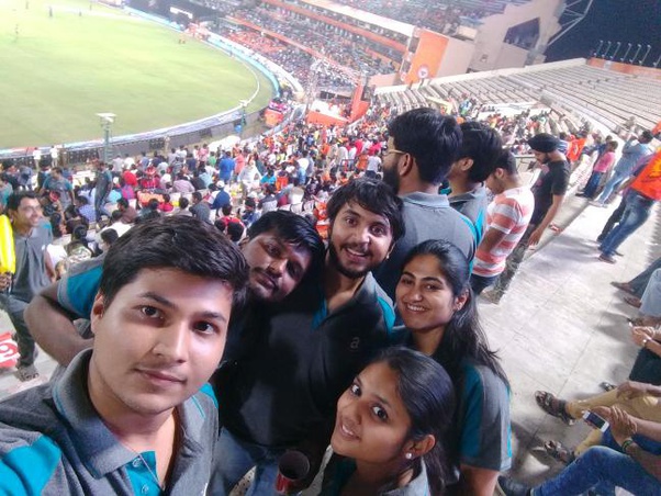IPL match with fellow interns