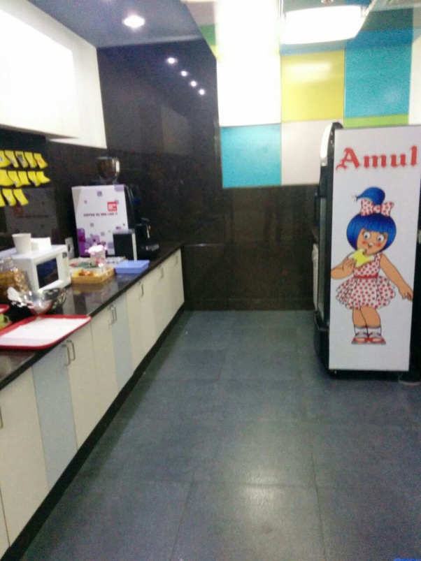 Pantry at the Microsoft office
