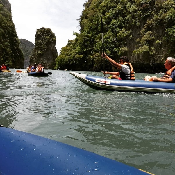 Canoeing at James Bond Island